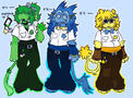 bfdi, two four and x as humanoid creatures