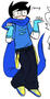 homestuck, john shrugging