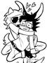 homestuck, june and dove hugging awwww