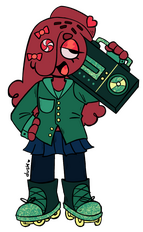 dandys world, commission/character owned by rose_roxy on discord